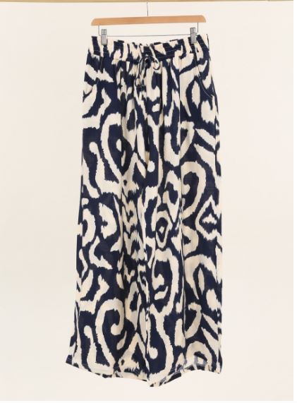 Pantalon large imprimee GT