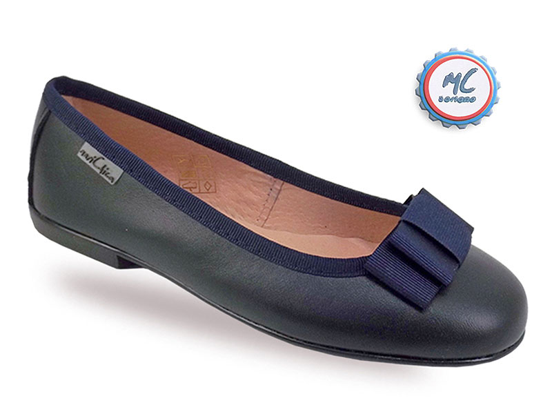 Ballerines en cuir chauusures cérémonie enfants