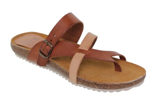 Tong en cuir semelle ergonomique 9