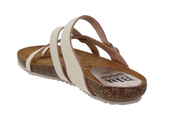 Tong dorée en cuir 5