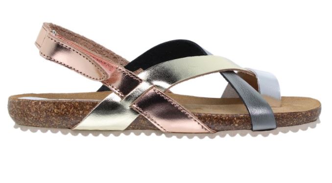 Sandales en cuir semelles  ergonomique blue 4