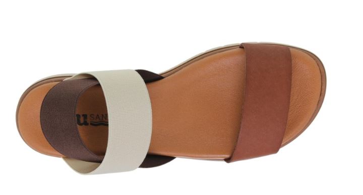 Sandales en cuir avec elastique 10