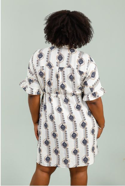 ROBE CHEMISE COURTE GRANDE TAILLE 3