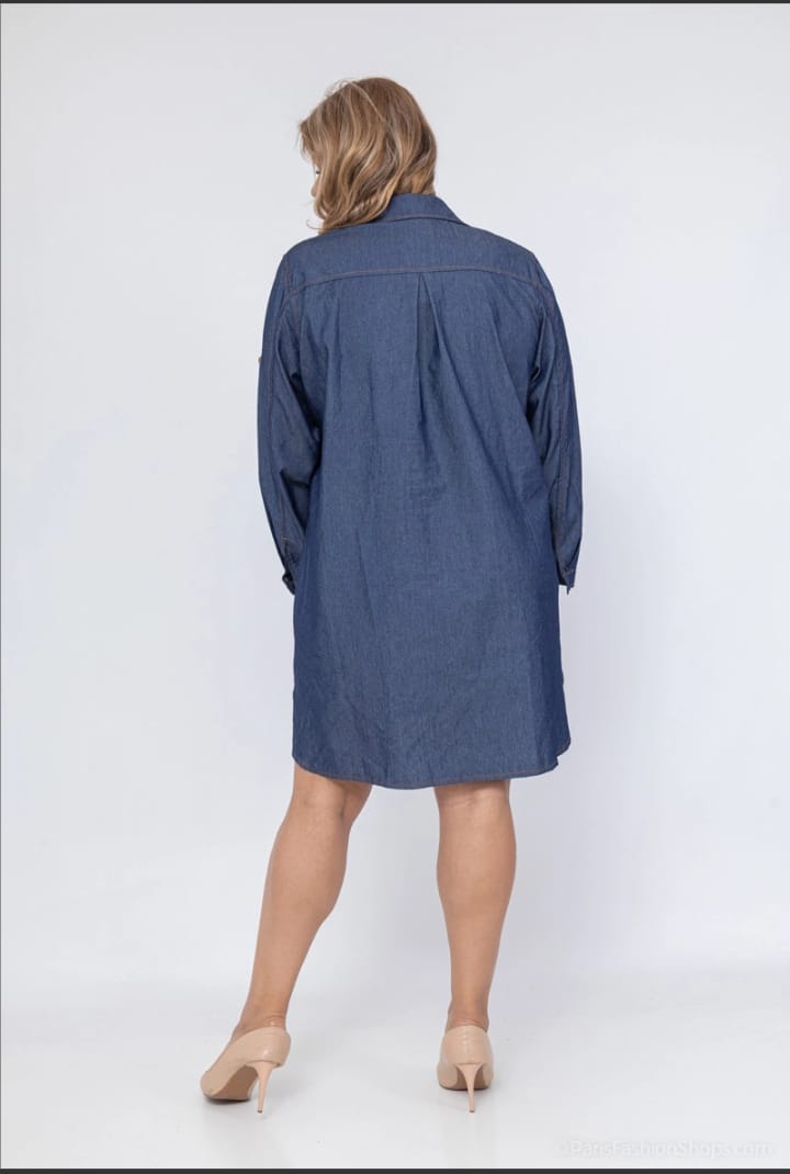 Robe chemise jean 2