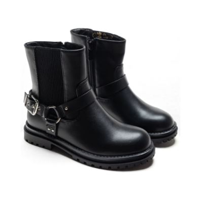 Bottines enfant style motard mater 1