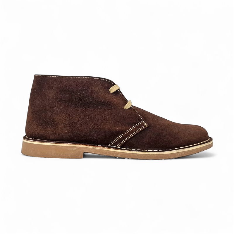 Bottines en daim marron  homme otono