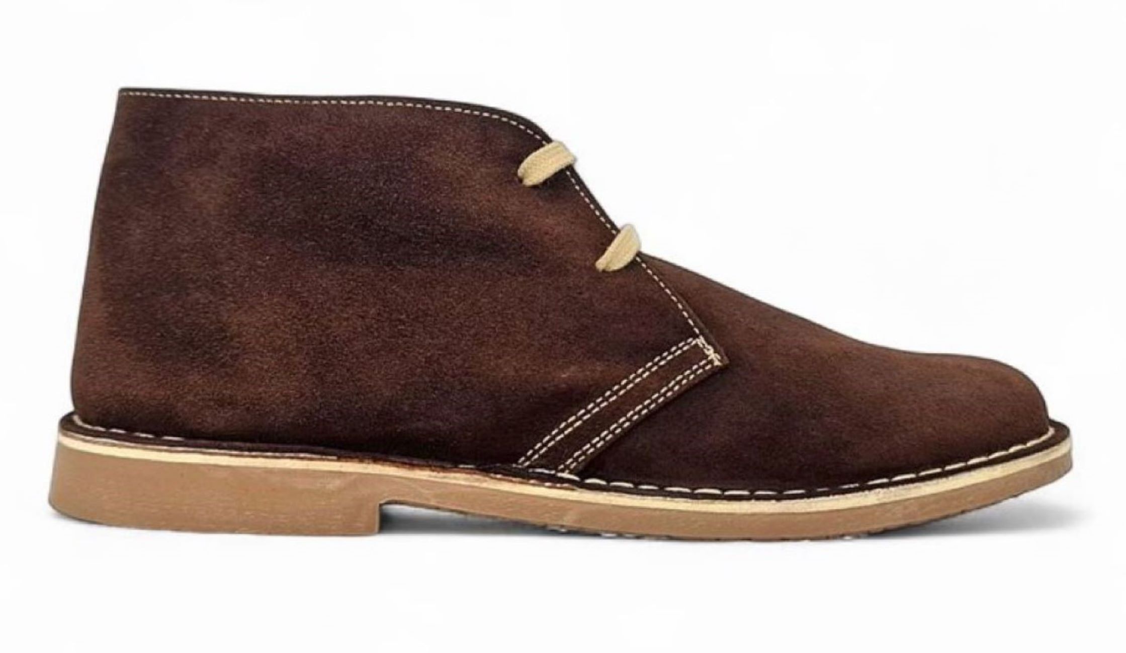 Bottines en daim marron  homme otono 4