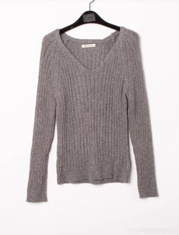 PULL COL V GRIS 2025