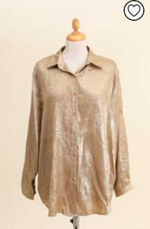 Chemise dorée grande taille 3