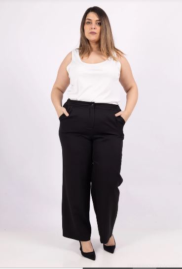 PANTALON NOIRE GRANDE TAILLE