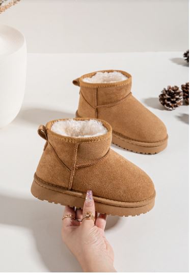 Bottines fourrés camel fille