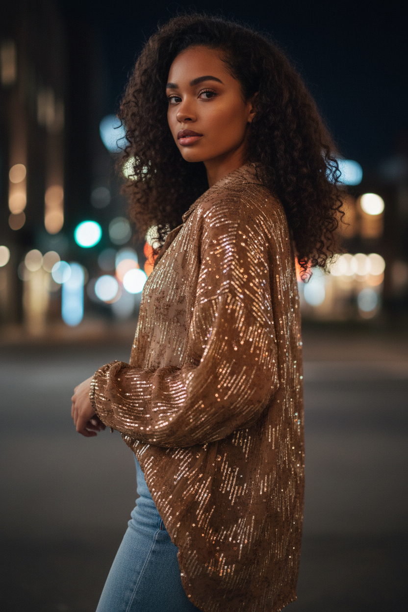 Blouse strass grande taille 2
