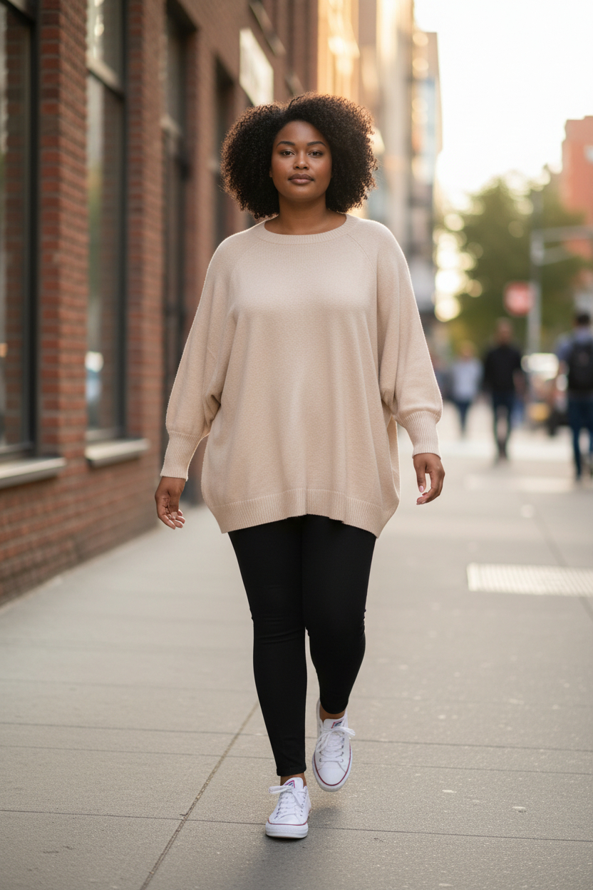 pull oversize beige GT