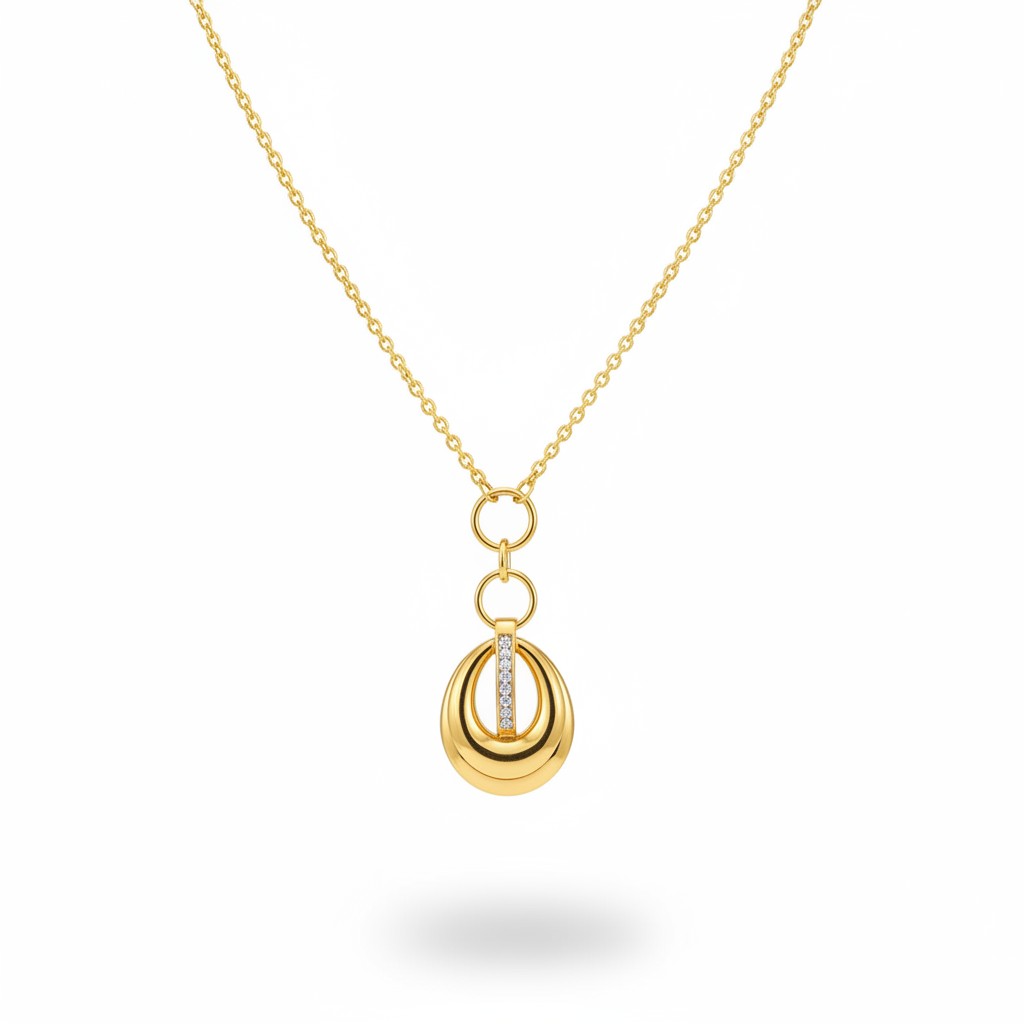 Parure collier fin et bracelet en acier inoxydable