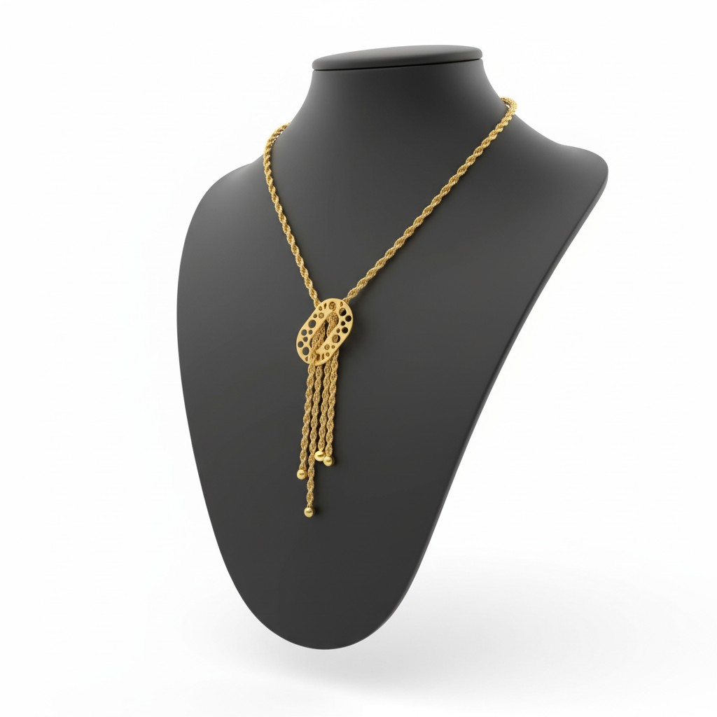 Parure collier croisée avec bracelet en acier inoxydable 3