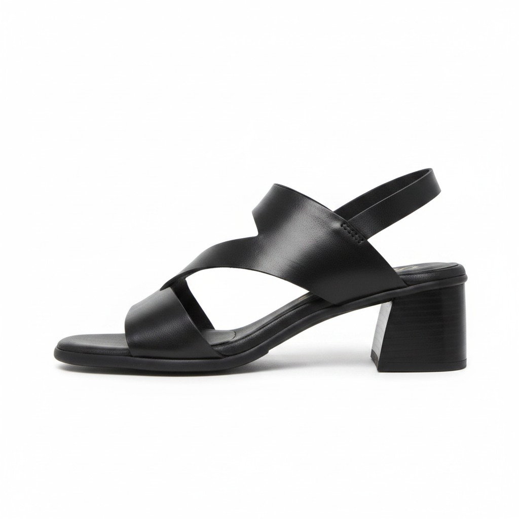 Sandale en cuir talon ete 26 (Embellisseur de produit)