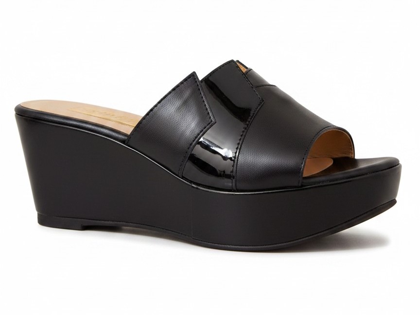 Sandales compensées en cuir gina 2