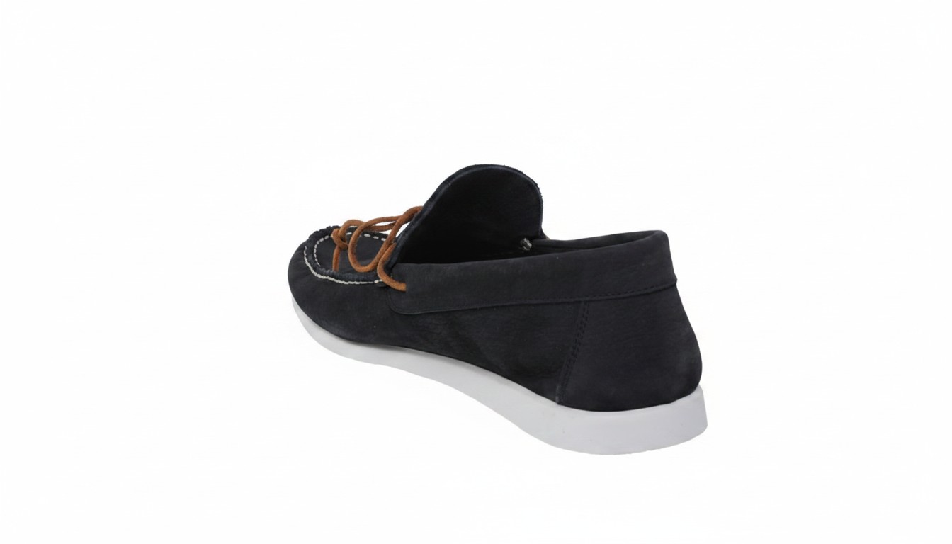 MOCASSIN CUIR BLEU SUEDINEJPG