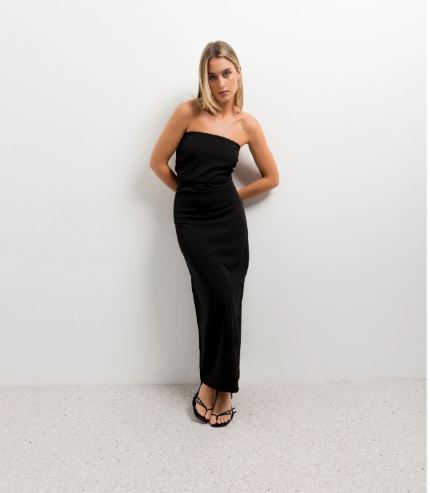Robe bandeau noire clp