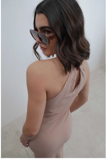 robe longue beige 4