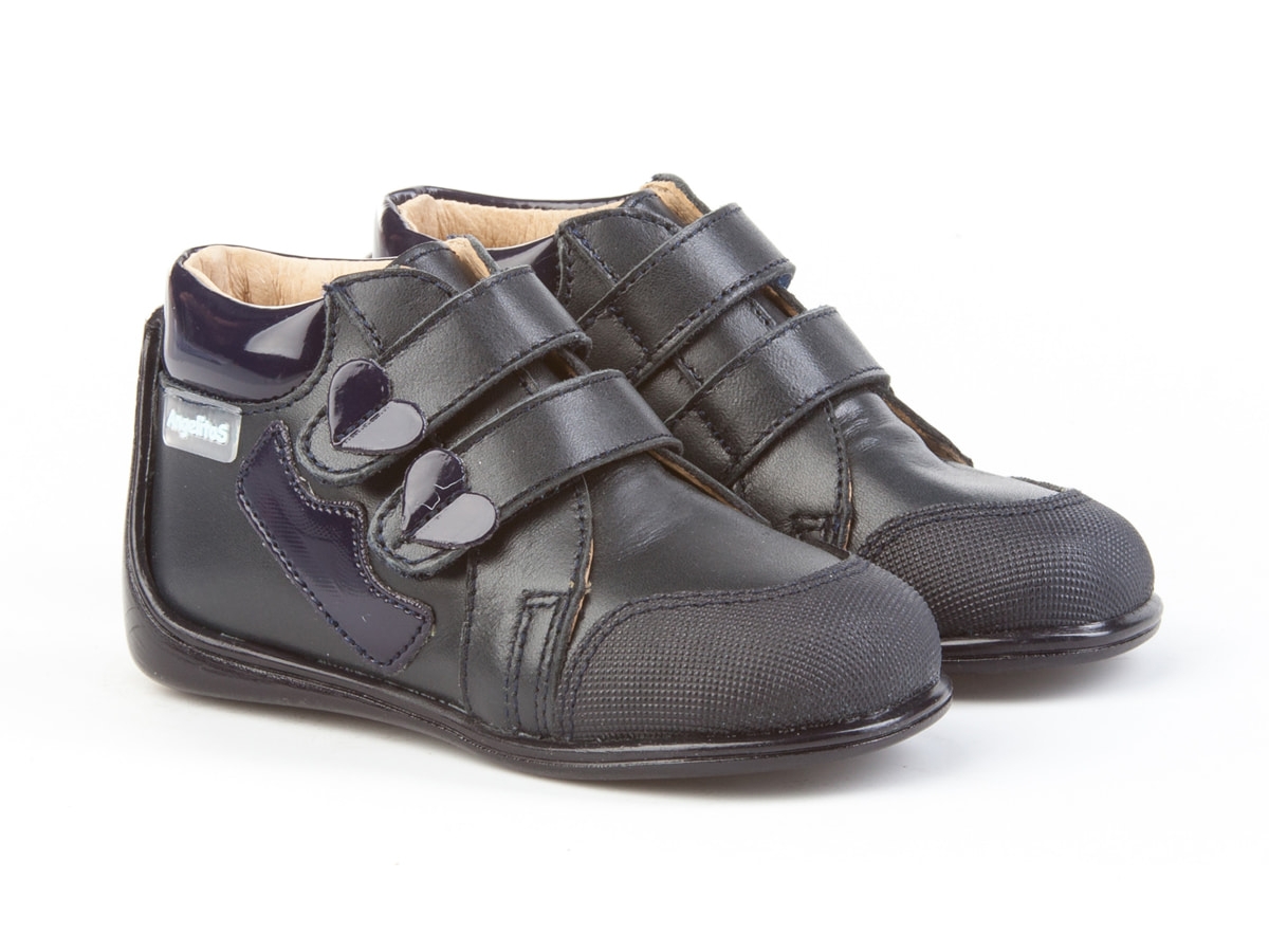 boots bebe premier pas bleu avec scratch