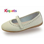 Ballerine en cuir lavable enfant