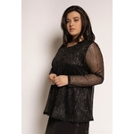 BLOUSE STRASS GRANDE TAILLE 2