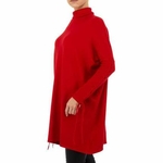 ROBE PULL COL ROULE ROUGE 2