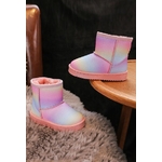 Bottines fourrées multicolores 4