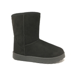Bottines fourrées noire femme