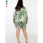 Robe satinée imprimée vert grande taille.jpg 3