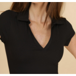 Robe style polo moulante 5