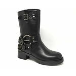 bottines style motard