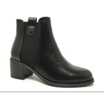 Bottines avec talon avec zip