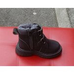 Bottines fourées noire  avec sracth 2