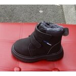 Bottines fourées noire  avec sracth et zip