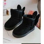 Bottines fourrées avec motif lapin