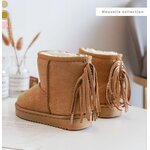 Bottines fourrées camel 1
