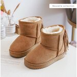 Bottines fourrées camel 3