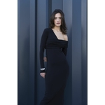 robe asymétrique noir 2