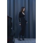 Robe noir asymetrique