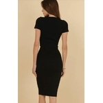 Jupe midi noir 3