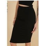 Jupe midi noir 2