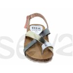 Sandales en cuir semelles ergonomique blue 2