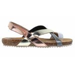 Sandales en cuir semelles  ergonomique blue 4