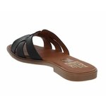 Tong en cuir  noir 4