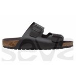 Tong en cuir homme