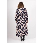 Robe longue imprimée zebré grande taille 3