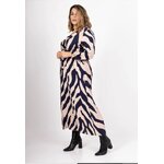Robe longue imprimée zebré grande taille 2