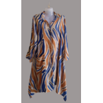 Robe chemise grande taille imprimée